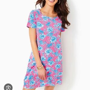 Cody T-Shirt Dress - Roxie Pink Wave N Sea xs